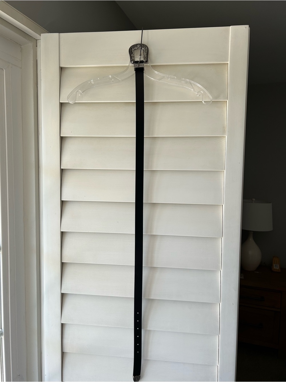 Lucky Brand Black Leather Belt - Classic Everyday Style